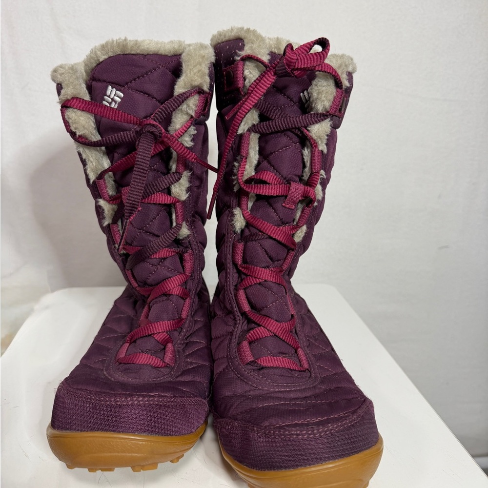 Columbia Women's Plum Quilted Winter Boots